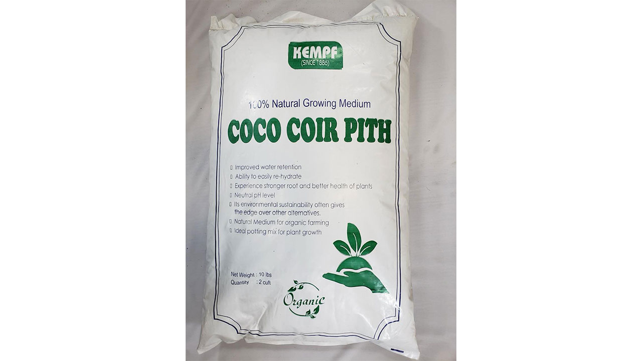 sack of coco coir pith