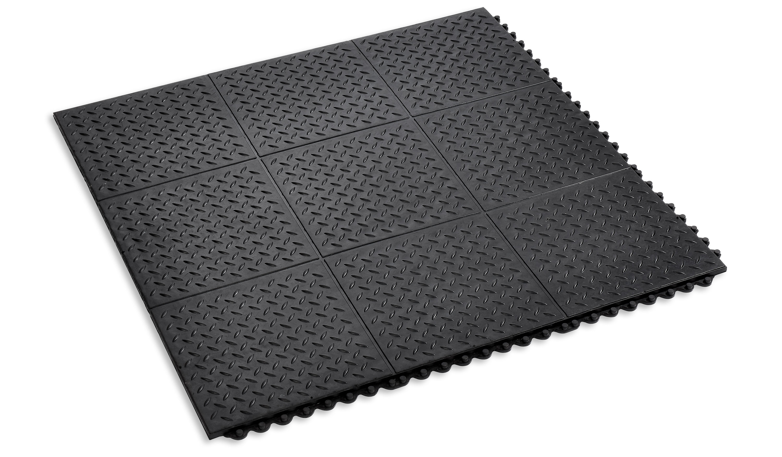 recycled rubber mats square shapes
